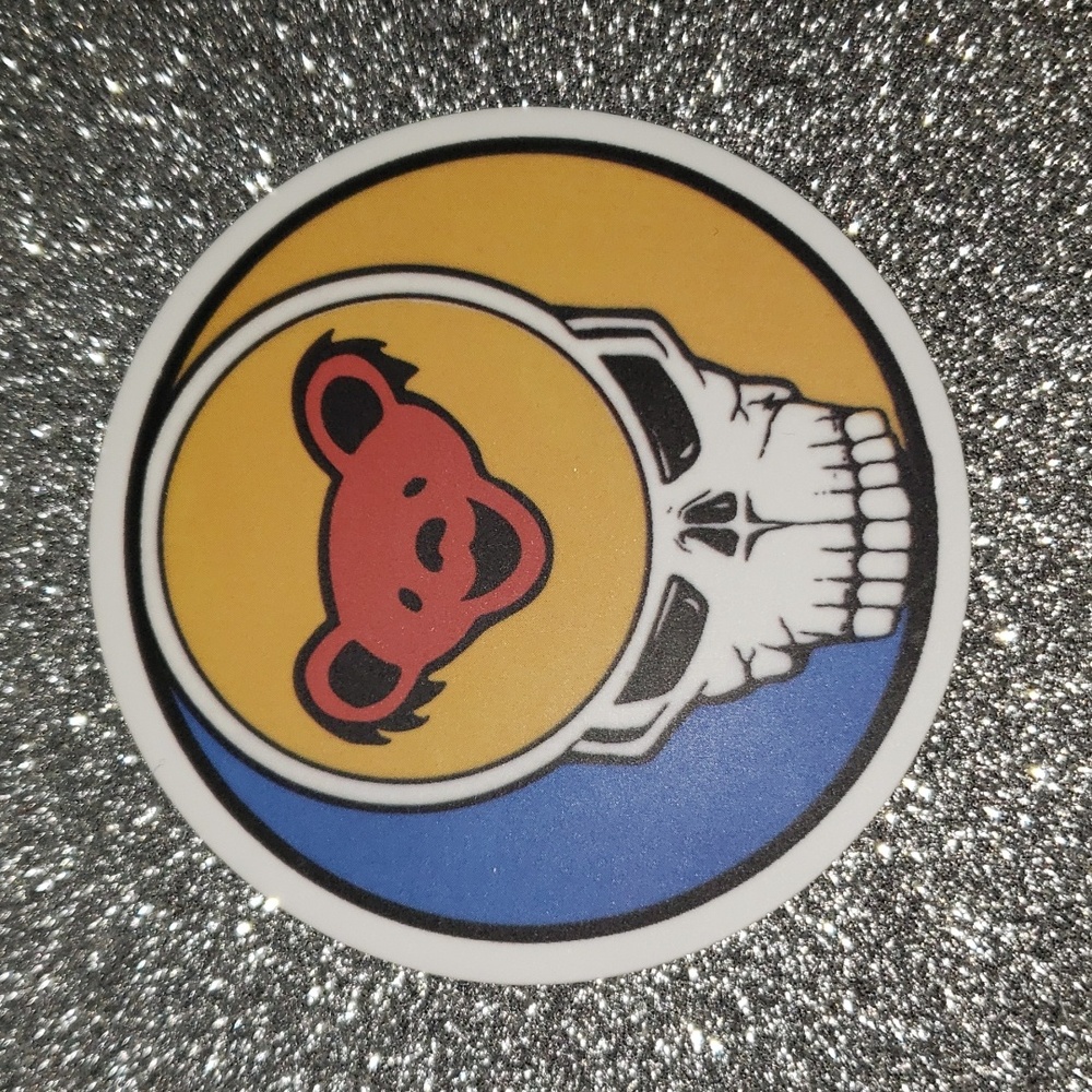 GRATEFUL DEAD SKULL waterproof Sticker